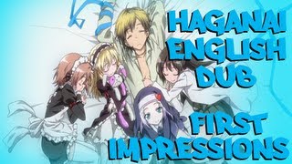 Haganai  I dont have many friends English Dub Episodes 1amp2 First Impressions [upl. by Trip]