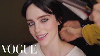 Billie Eilish Gets Ready for the Met Gala  Vogue [upl. by Oaoj649]