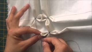 How To Do Canadian Smocking same pattern 4 techniques Part 2 of 4 By Rose [upl. by Ahsinuq]