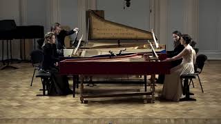 JS Bach Concerto for 4 harpsichords BWV 1065 [upl. by Ahsiea152]