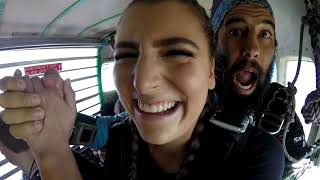 Lara Lindegger  Tandem Skydiving Video  Skydive Jurien Bay [upl. by Nosam]