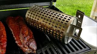 BBQ Dragon Rolling Grill Basket Review [upl. by Augusta]