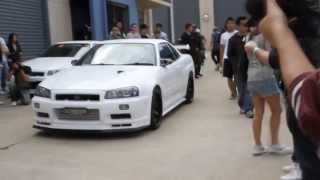 Nissan Skyline GTR r34 Turbo Sound 720p [upl. by Ylicec]