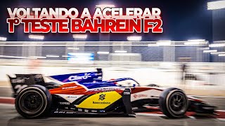 ENZO FITTIPALDI voltando a acelerar um F2 1º Dia de Testes no Bahrein [upl. by Elias]