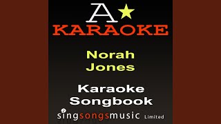 Chasing Pirates Originally Performed By Norah Jones Karaoke Audio Version [upl. by Gaul]