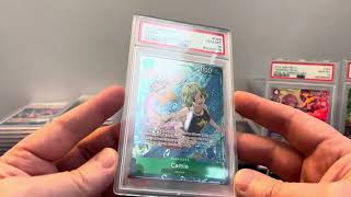 Bulk TCG PSA Return One Piece OP06 and more Judge Gold Stamped Cards [upl. by Snej]