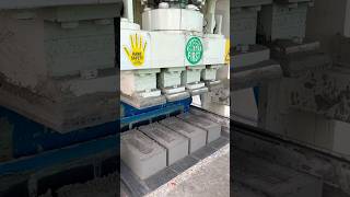 Fly Ash bricks 🧱 making machine setup shorts shortsviral shortvideo machine [upl. by Adnaugal]