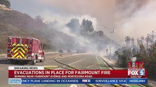 Evacuations in place for Fairmount Fire [upl. by Llebiram442]