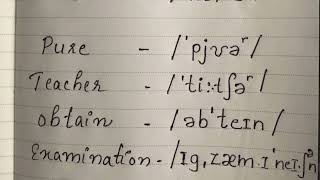 Phonemic transcription with primary stress [upl. by Washington115]