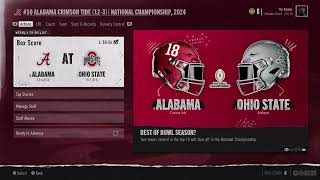 Bama vs ohio st championship [upl. by Isdnyl]