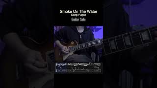 TAB Smoke On The Water  Deep Purple Guitar Solo [upl. by Yetti718]