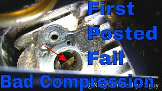 McCulloch 35cc chainsaw wont start no compression my first fail video [upl. by Rothstein]