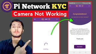 Camera not working pi network kyc  pi network kyc me camera problem kaise solve Karen [upl. by Antin]