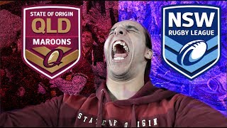 THE DECIDER  State of Origin  Queensland v New South Wales  Game Day Experience  Vlog [upl. by Nairdad]