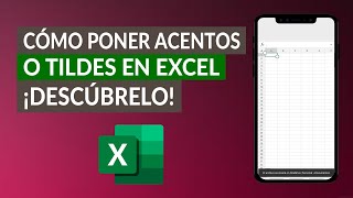 Cómo Poner o Insertar Acentos o Tildes en Excel  Fácil y Rápido [upl. by Paviour78]