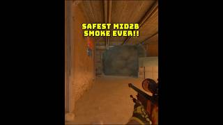 CS2 DUST2 SAFEST MID2B SMOKE EVER cs2 csgo cs2smokes dust2smokes cs2major cs2clips [upl. by Hanej]