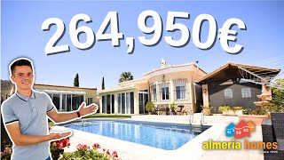 RESERVED Property for sale in Almeria  3 bedroom villa in Zurgena  Villa Bosque  AH13764 [upl. by Hilde466]