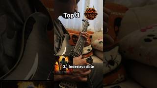 Top 3 Disturbed Guitar Riffs 🎸 shorts metal guitarcover [upl. by Pilif]