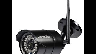 Caméra ip Extérieur Wansview W3 720P Wifi IP66 étanche Vision Nocturne [upl. by Bander]