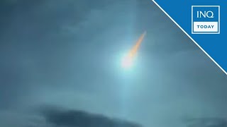 Small meteor lights up Philippine sky  INQToday [upl. by Ecnarretal67]