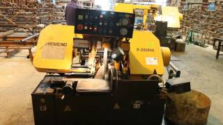 EVERISING automatic band saw S250 HACE de 2002 [upl. by Phedra]