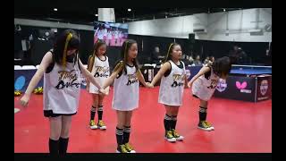 Cheerleading Performance  Lemonaid  Major League Table Tennis 11162024 [upl. by Irtimd707]