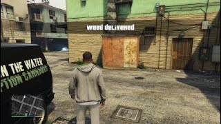 GTA 5  Recover Weed Supplies for Franklins Weed Shop Smoke in the water [upl. by Seabrooke583]