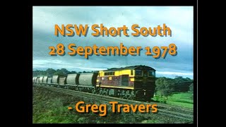 Australian Railways NSW Short South 24 September 1978 GMs and ALCOs hard at work [upl. by Kevyn]