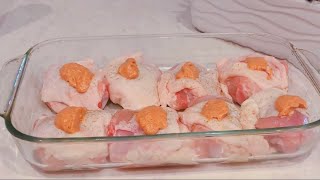 دجاج بالمايونيز والماء الغازي مشوي بالفرن chicken recipe with sparkling water [upl. by Nayr636]