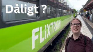 Är FlixTrain så dåligt som alla säger [upl. by Ashwell880]