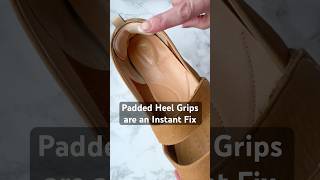 Make Shoes Smaller Instantly with Padded Heel Grips fashionhack shoesaddict styletips [upl. by Adnolahs]