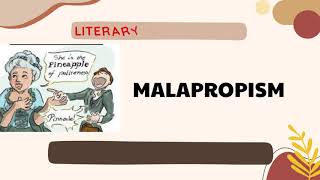 What is Malapropism Explanation in simple language [upl. by Hamfurd]