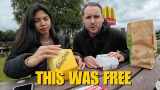 HACK  This is How You Get Free McDonalds Meals 🇮🇪 [upl. by Hinch]