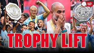 FULL Trophy Lift amp Celebrations Manchester City 2024 Community Shield Winners [upl. by Aylmar304]