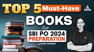 Top 5 MustHave Books for SBI PO 2024 Preparation  By Sona Sharma [upl. by Mota]