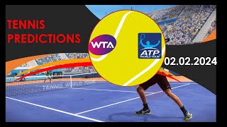 Tennis Predictions TodayATP MontpellierWTA LinzWTA Hua HinTennis Betting TipsTennis Preview [upl. by Morita]