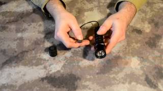 BK SF G2 Style T6 500 lumens LED Flashlight  Airsoft Gear Test [upl. by Lalitta]