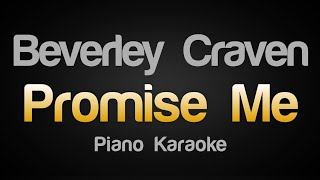 Beverley Craven  Promise Me Karaoke Version [upl. by Atteynot]