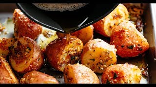 BROWNED BUTTER PARMESAN ROASTED POTATOES [upl. by Pedersen424]