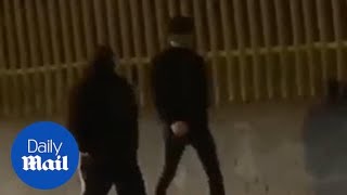 Lyra McKee Police in Northern Ireland release clip of suspects [upl. by Rennat680]