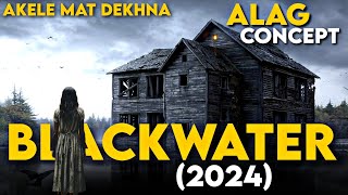 BLACKWATER 2024 Horror Movie Explained in Hindi  Survival Movie Explained  Mystery Thriller Film [upl. by Ymirej]