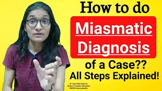 How to do Miasmatic Diagnosis of a Case [upl. by Aneral998]