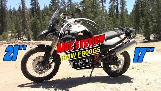 BMW F800GS off road specs and review [upl. by Atekin]