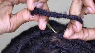 How To Interlock Locs the RIGHT way Loc Maintenance with Amazing Locking Tool [upl. by Anerrol]