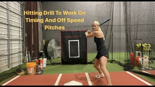 Hitting Drill To Work On Timing And Off Speed Pitches [upl. by Grimbal]