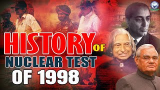 History of Nuclear Test 19741998  Operation Shakti Indias Pokhran Nuclear Test  APJ Abdul Kalam [upl. by Ennaed]