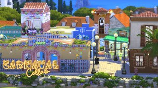 Brazilian Carnival  No CC  Carnaval Collab  Speed Build  The Sims 4 [upl. by Kathryne139]