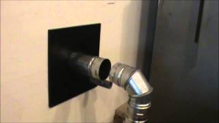 Pellet Stove Installation Part 2 [upl. by Marielle]