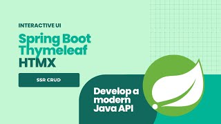 Spring Boot Java 21 HTMX [upl. by Teece]