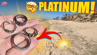 I Found PLATINUM Metal Detecting a Beach NOBODY Wanted to Hunt • Roadtrip Day 10 [upl. by Inal]